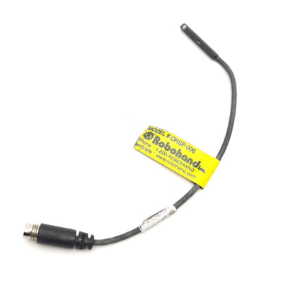 Used Robohand OHSP-006 Magneto Resistive Sensor, W/ QD, 4.5-30VDC, PNP, M8 3-Pin