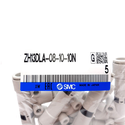 New Lot of 5 SMC ZH13DLA-08-10-10N Vacuum Generator ø1.3mm Nozzle -48kPa, ø8mm ø10mm