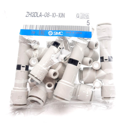 New Lot of 5 SMC ZH13DLA-08-10-10N Vacuum Generator ø1.3mm Nozzle -48kPa, ø8mm ø10mm