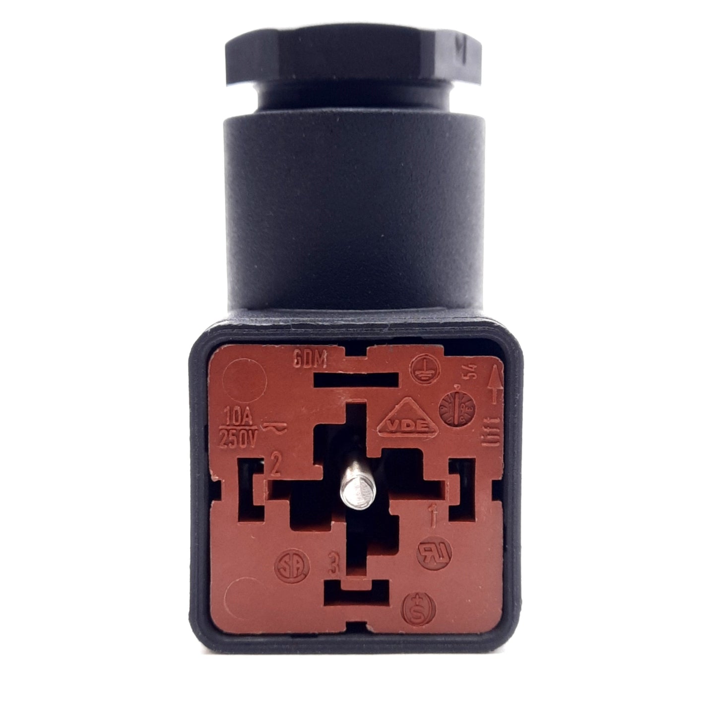 New – Open box Lot of 6 SMC DIN 43650 A Solenoid Connector Form A 3-Contact + Ground 250VAC 10A