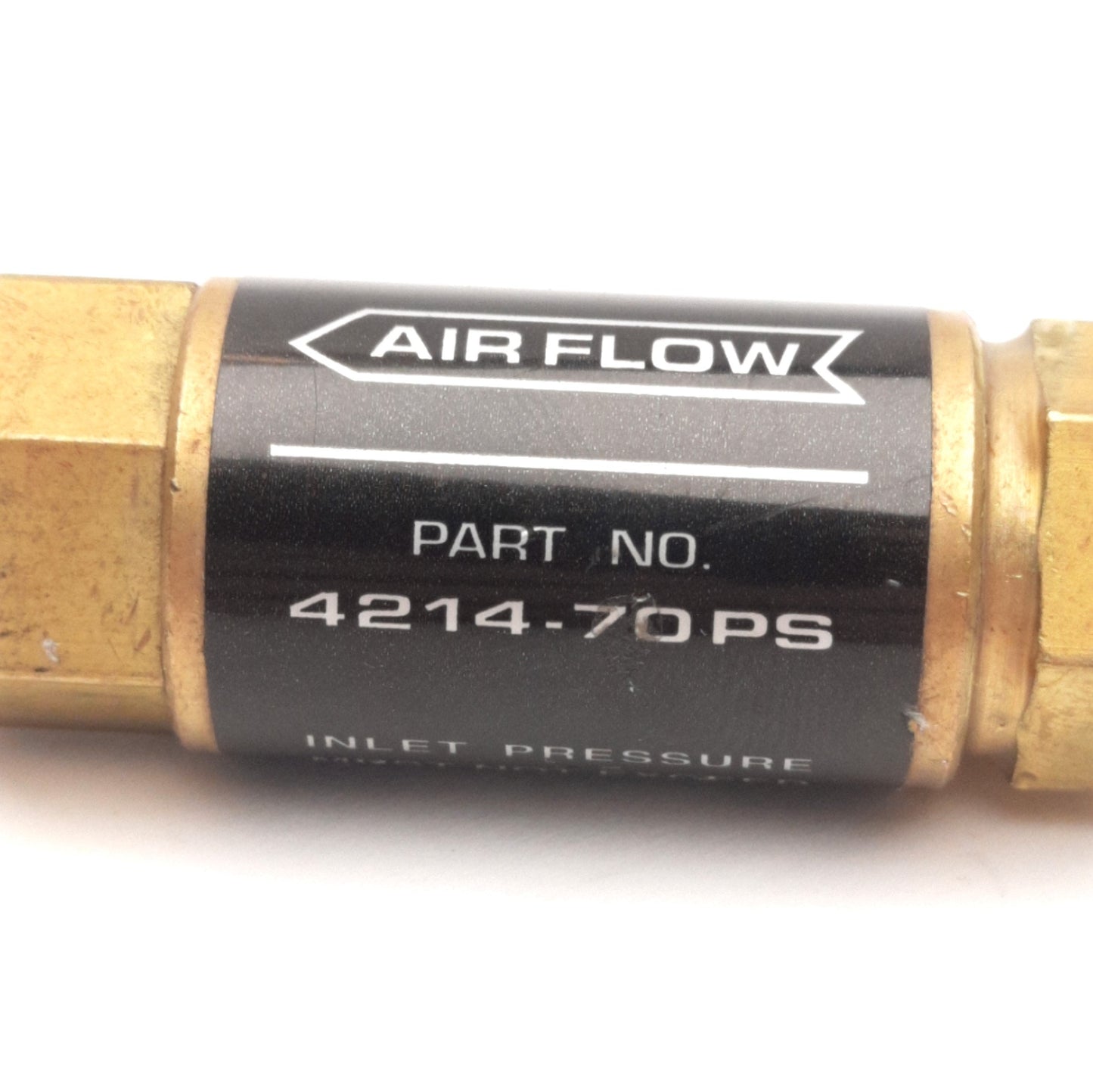 Used Coilhose Pneumatics 4214-70PS In-Line Regulator 70psi Range 150psi Max, 1/4" NPT