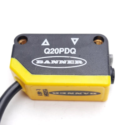 New Banner Q20PDQ Photoelectric Sensor 250mm, 10-30VDC, Solid State PNP, 4-Pin M8