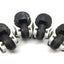Used Lot of 4 Footmaster GD-100 Leveling Nylon Wheel Casters 800kg Rating, 95mm Plate