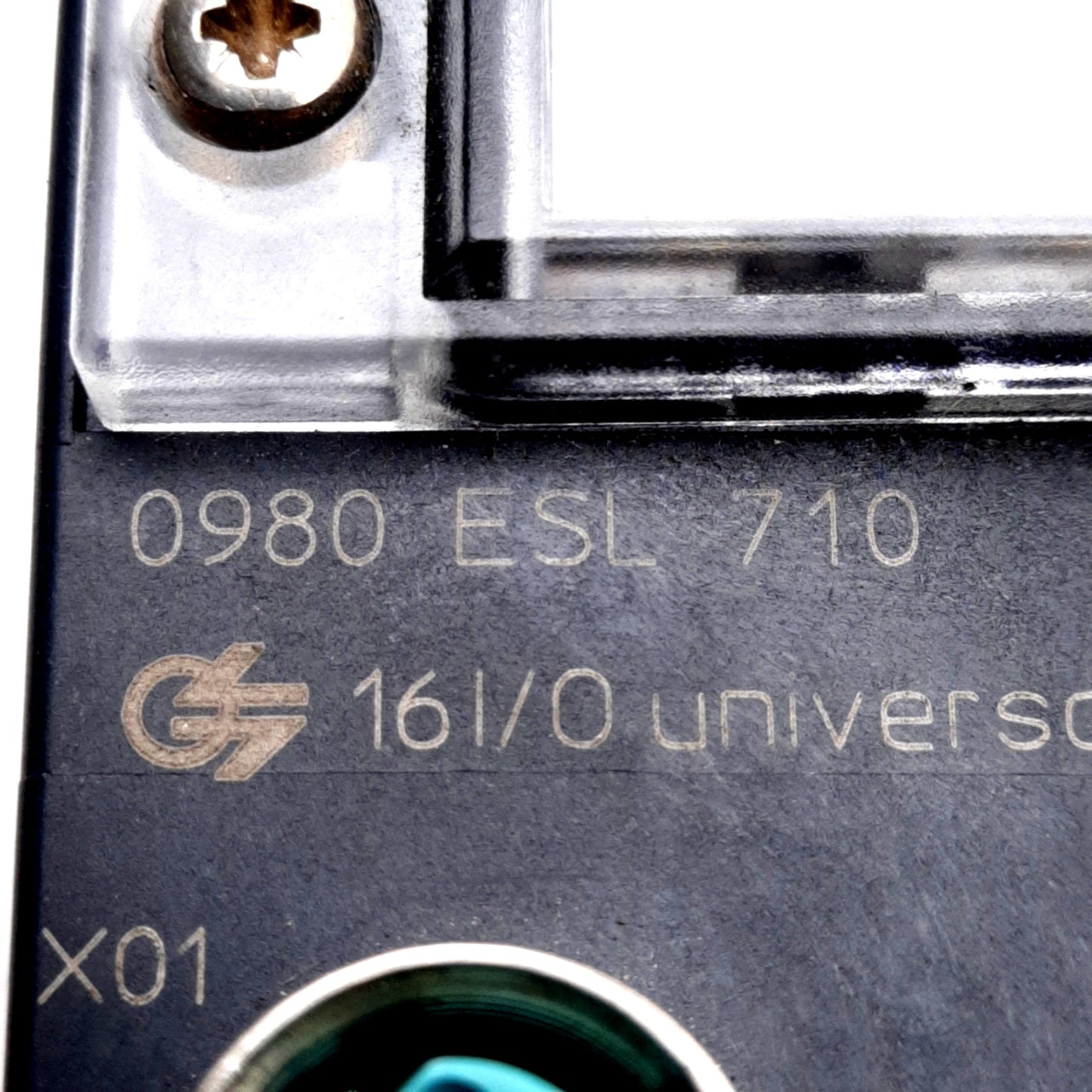 Used Lumberg 980 ESL 710 LioN-M EtherNet/IP I/O Module, D-Coded M12 5-Pin, 24VDC
