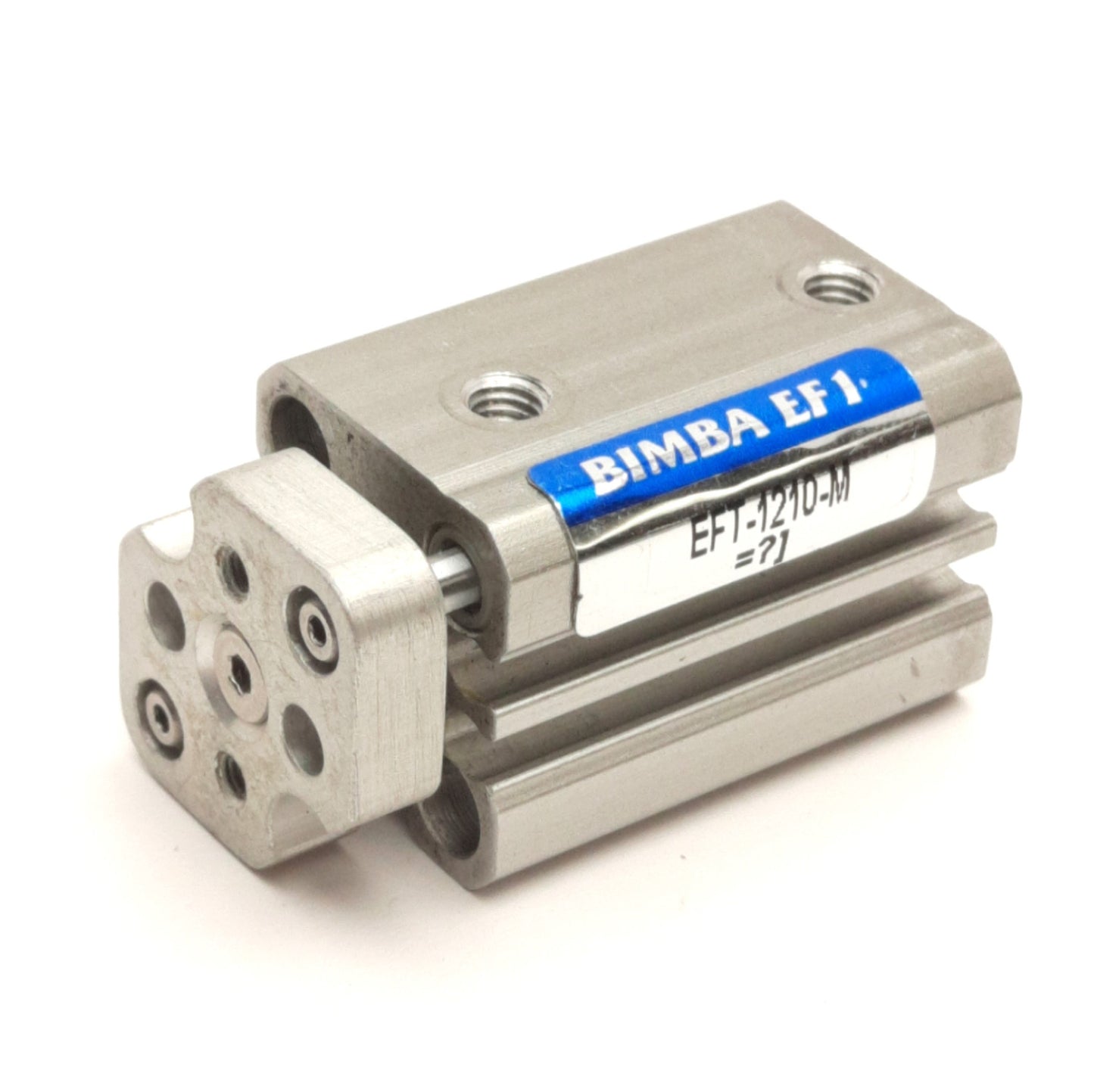Used Bimba EFT-1210-M Pneumatic Cylinder 12mm Bore, 10mm Stroke, 140psi Max, M5 Ports