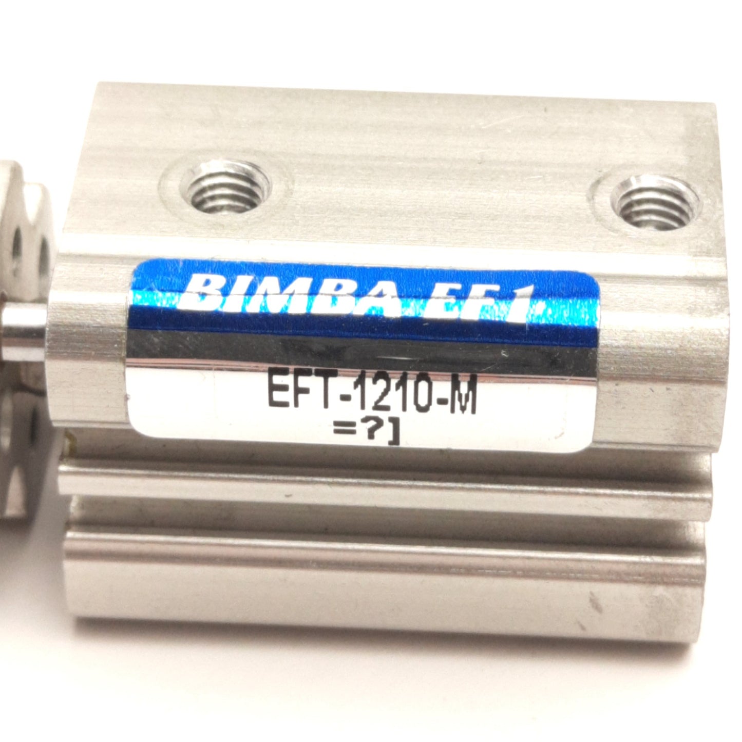 Used Bimba EFT-1210-M Pneumatic Cylinder 12mm Bore, 10mm Stroke, 140psi Max, M5 Ports