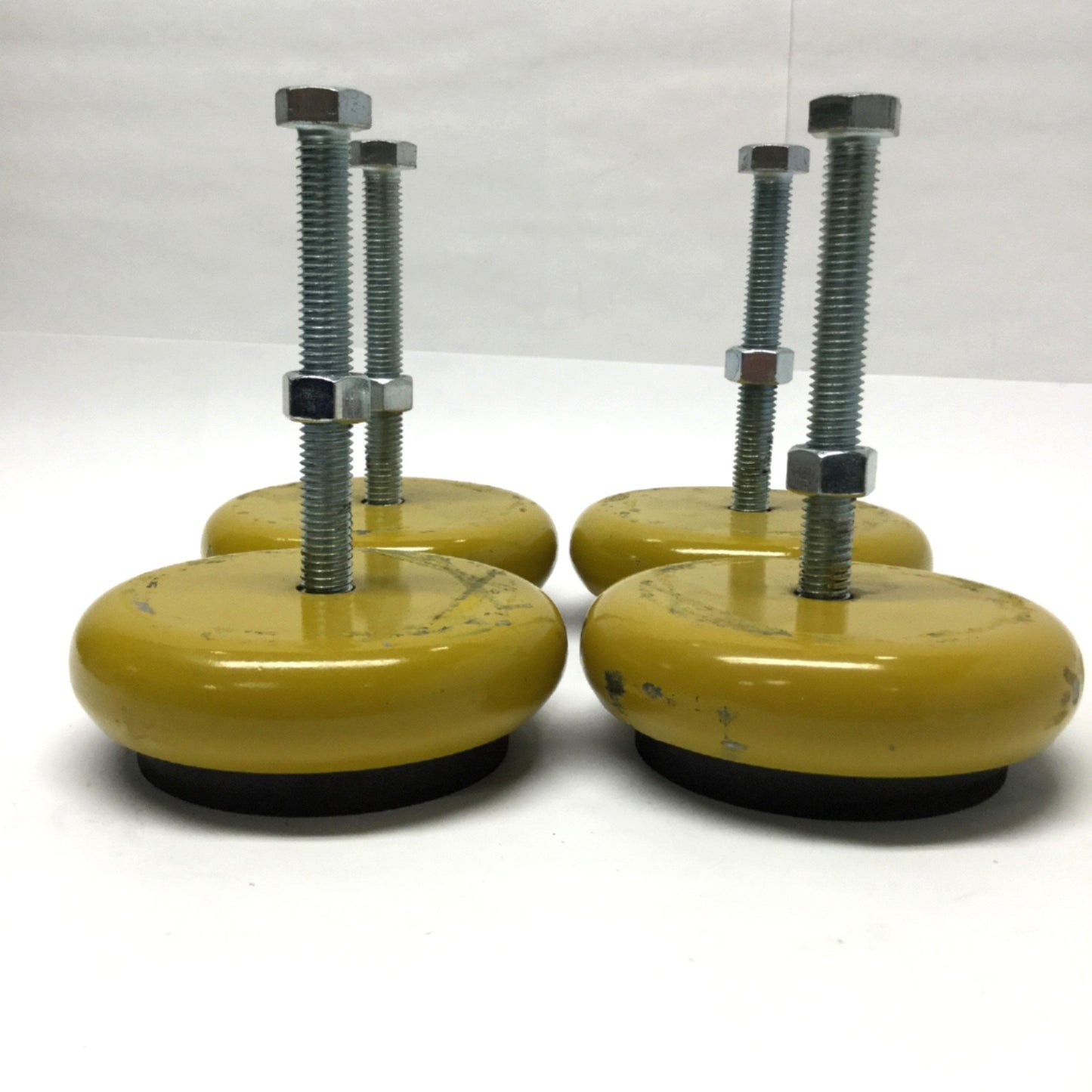 Used Lot of 4 Barry LM3-B Anti-Vibration Leveling Foot Mounts, Ø4.75", 1/2-13 Stem