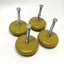 Used Lot of 4 Barry LM3-B Anti-Vibration Leveling Foot Mounts, Ø4.75", 1/2-13 Stem