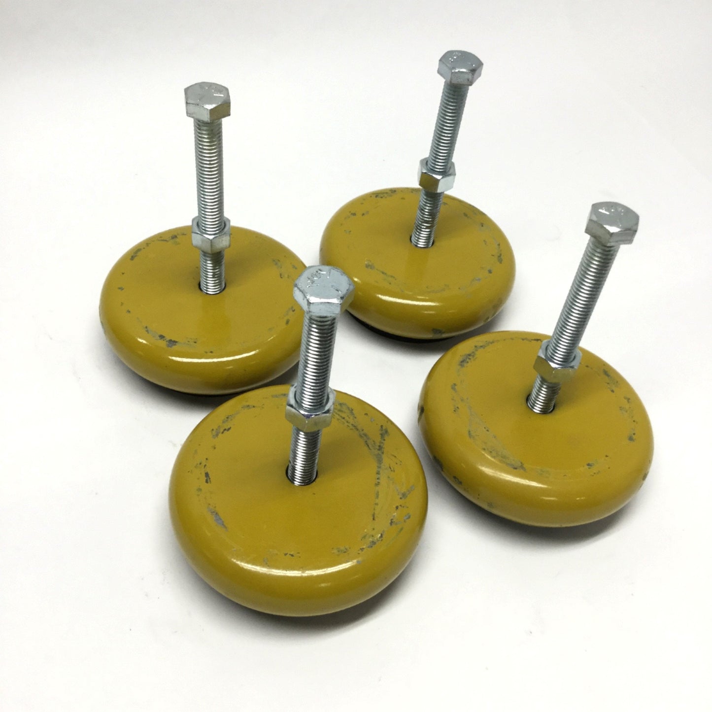 Used Lot of 4 Barry LM3-B Anti-Vibration Leveling Foot Mounts, Ø4.75", 1/2-13 Stem