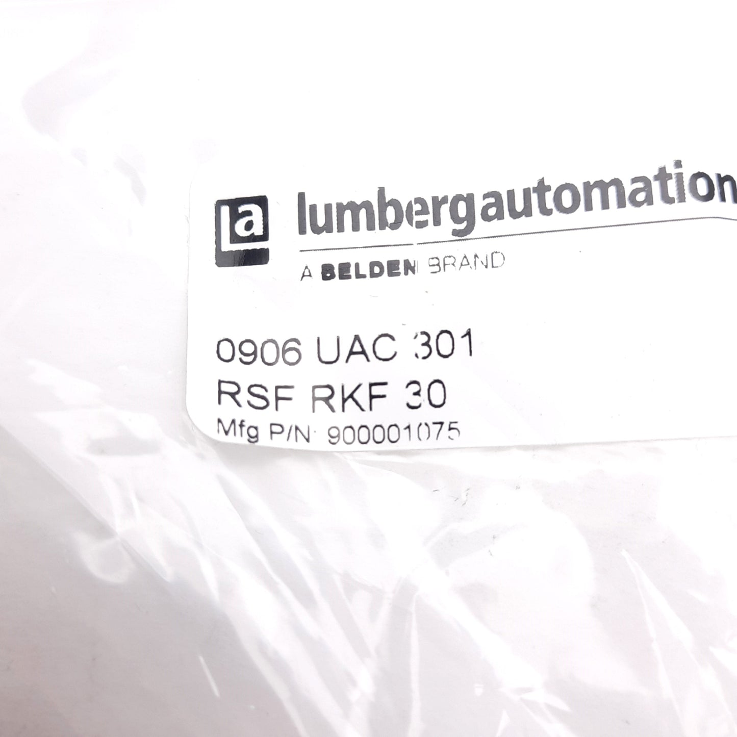 New Lumberg Automation 0906 UAC 301 DeviceNet Receptacle, 7/8in OD, 3-Pole, 600V 8A