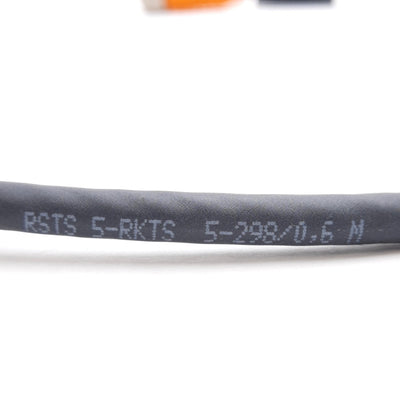 New – Open box Lumberg RSTS 5-RKTS 5-298-0.6M Cordset, 4A 60V, M12 5-Pin Male to Female, 0.6m