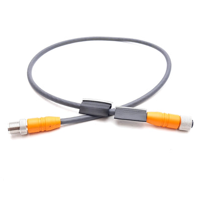 New – Open box Lumberg RSTS 5-RKTS 5-298-0.6M Cordset, 4A 60V, M12 5-Pin Male to Female, 0.6m