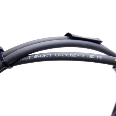 New – Open box Lumberg RST 8-RKT 8-282/1.5M Cordset, 2A 30V, M12 8-Pin Male to Female, 1.5m