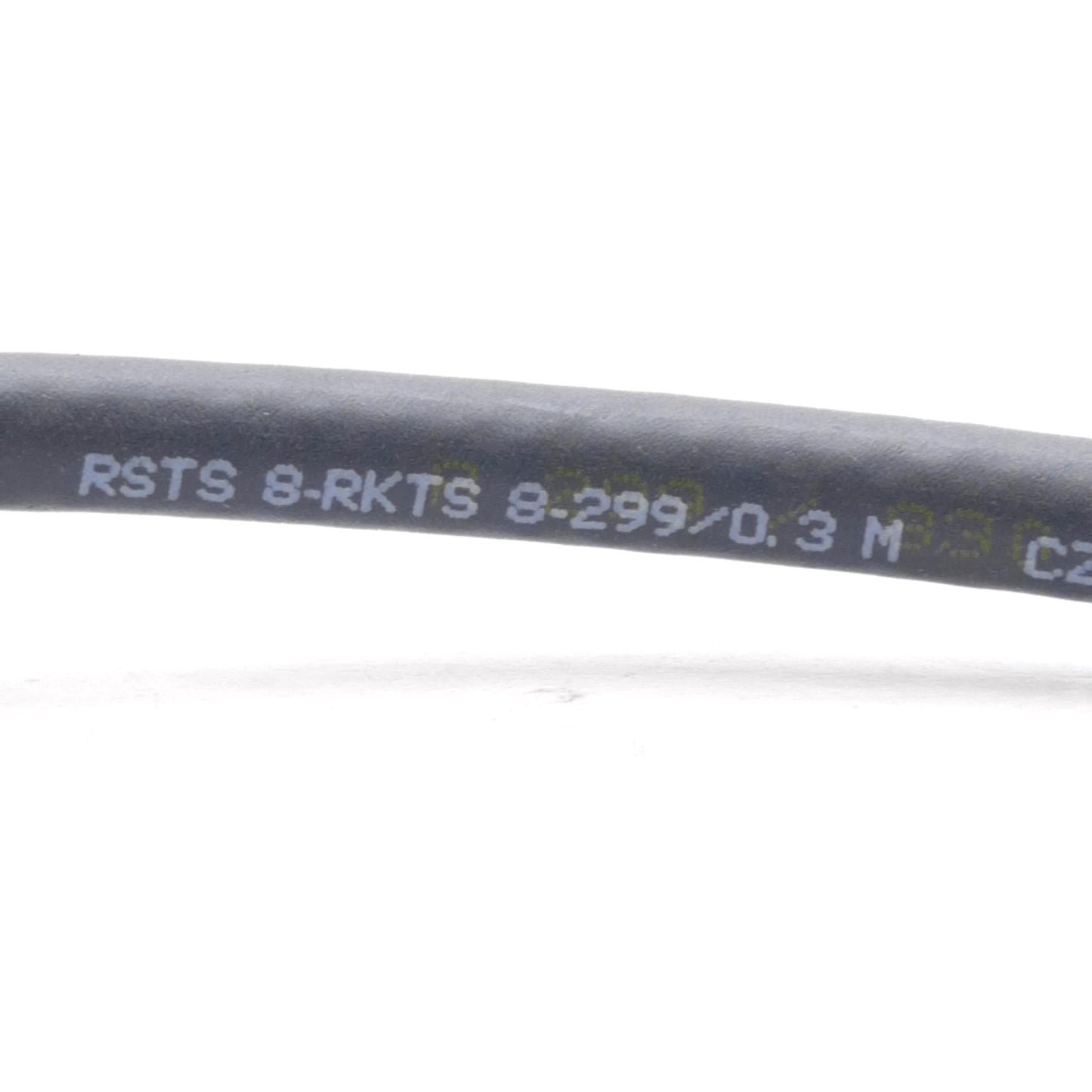 New – Open box Lumberg RSTS 8-RKTS 8-299/0.3m Cordset, 2A 30V, M12 8-Pin Male to Female, 0.3m