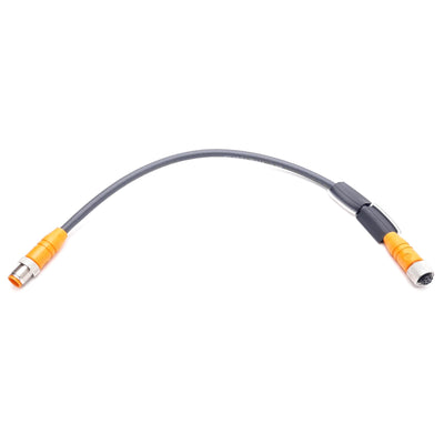 New – Open box Lumberg RSTS 8-RKTS 8-299/0.3m Cordset, 2A 30V, M12 8-Pin Male to Female, 0.3m