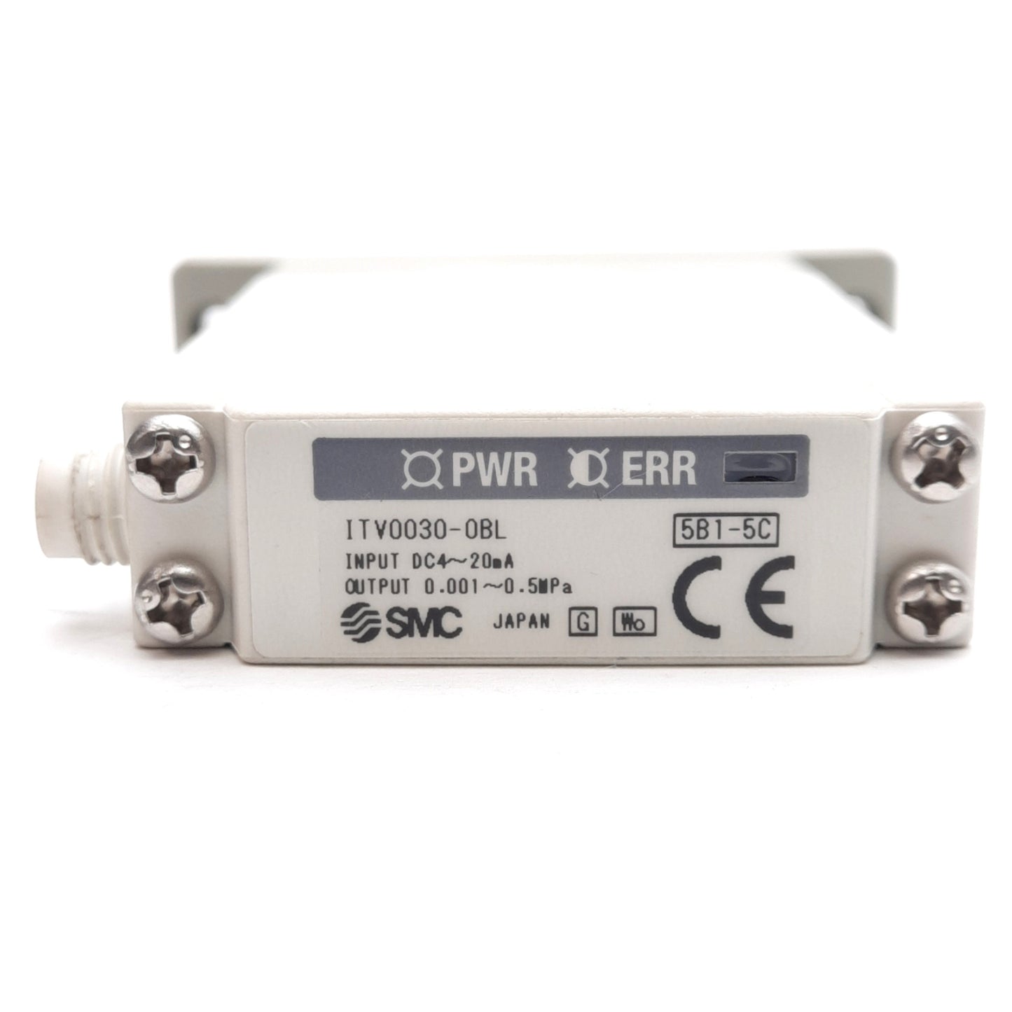 Used SMC ITV0030-0BL Electro-Pneumatic Regulator, 4-20mA, 0.001-0.5MPa, M8 4-Pin Male