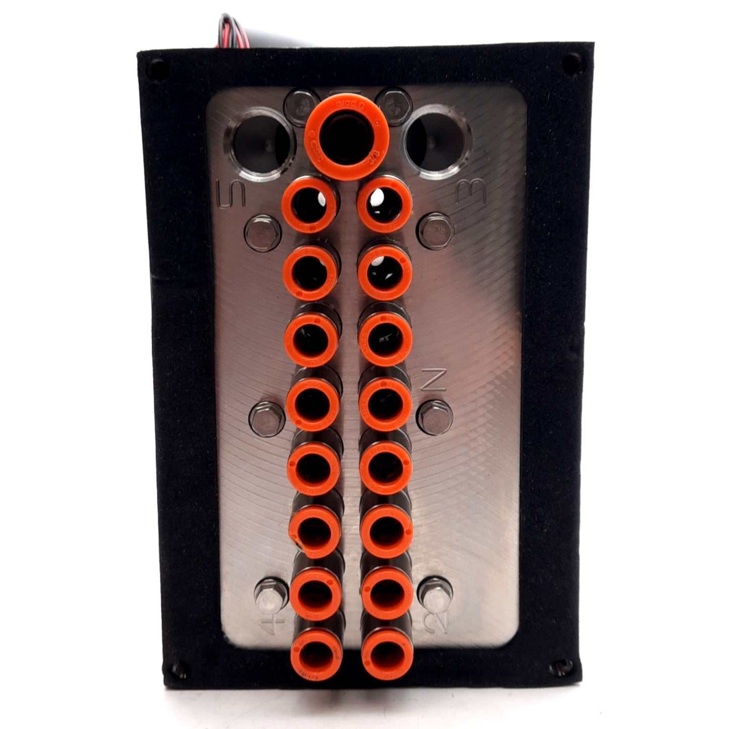 Used SMC SS5Y3-51S5N-08D-N7N EX510 Manifold Assembly, 8-Station, ø1/4in One-Touch