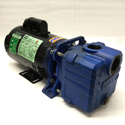 Used AMT 2855-95 Self-Priming Centrifugal Pump, 1HP, 82GPM, 1-1/4" NPT, 115/230VAC