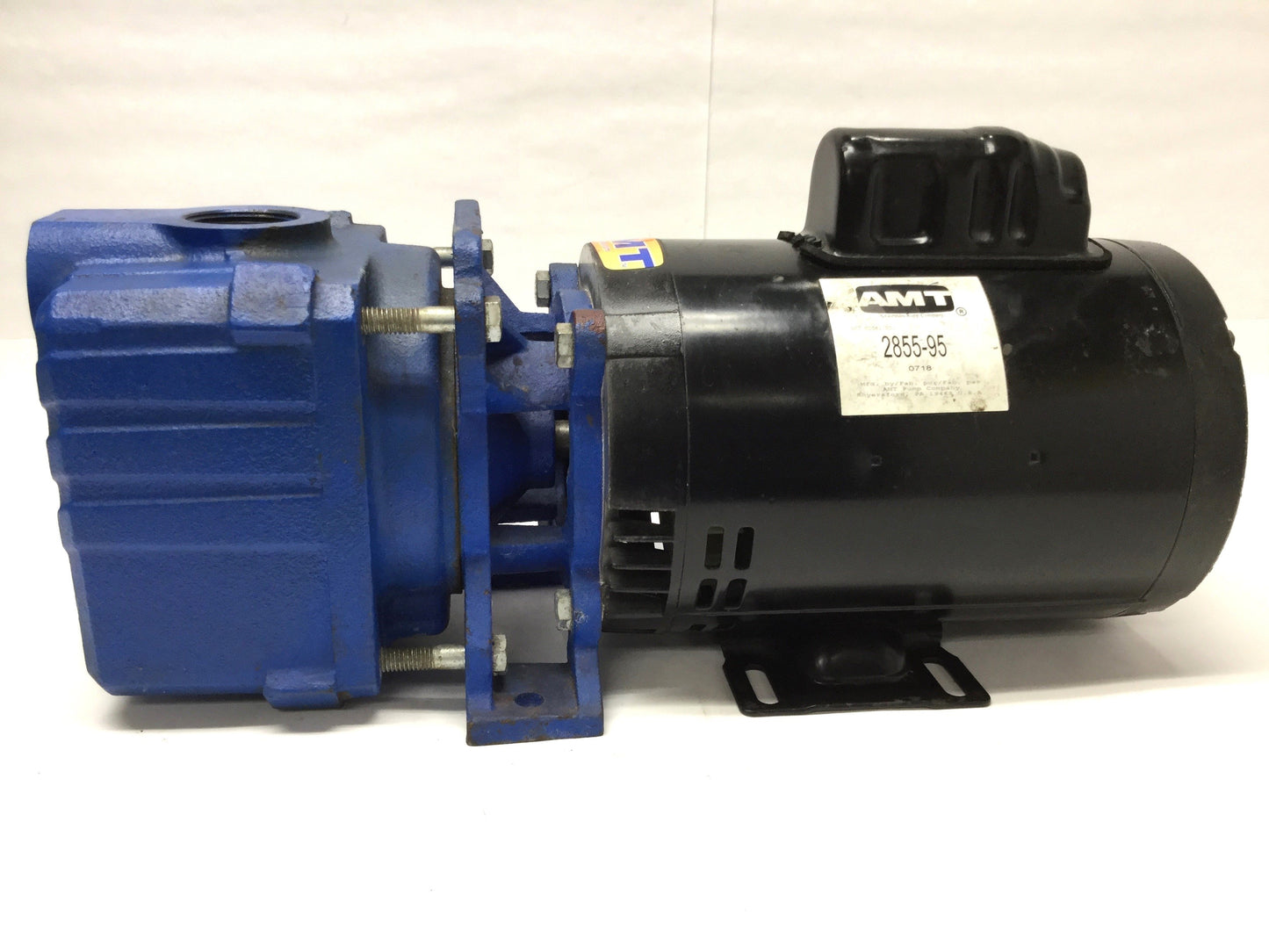 Used AMT 2855-95 Self-Priming Centrifugal Pump, 1HP, 82GPM, 1-1/4" NPT, 115/230VAC