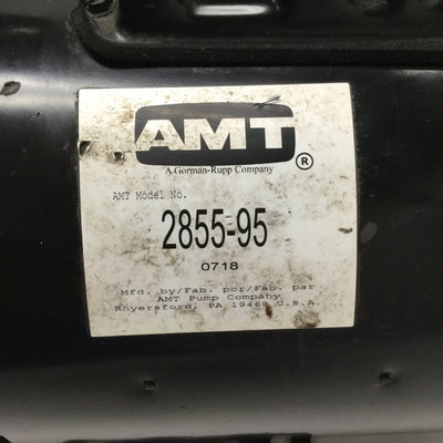 Used AMT 2855-95 Self-Priming Centrifugal Pump, 1HP, 82GPM, 1-1/4" NPT, 115/230VAC