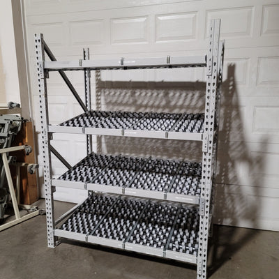 Used Concentric Storage Systems Dura-Flo Carton Flow Rack System 4 Level 5' x 3' x 7'