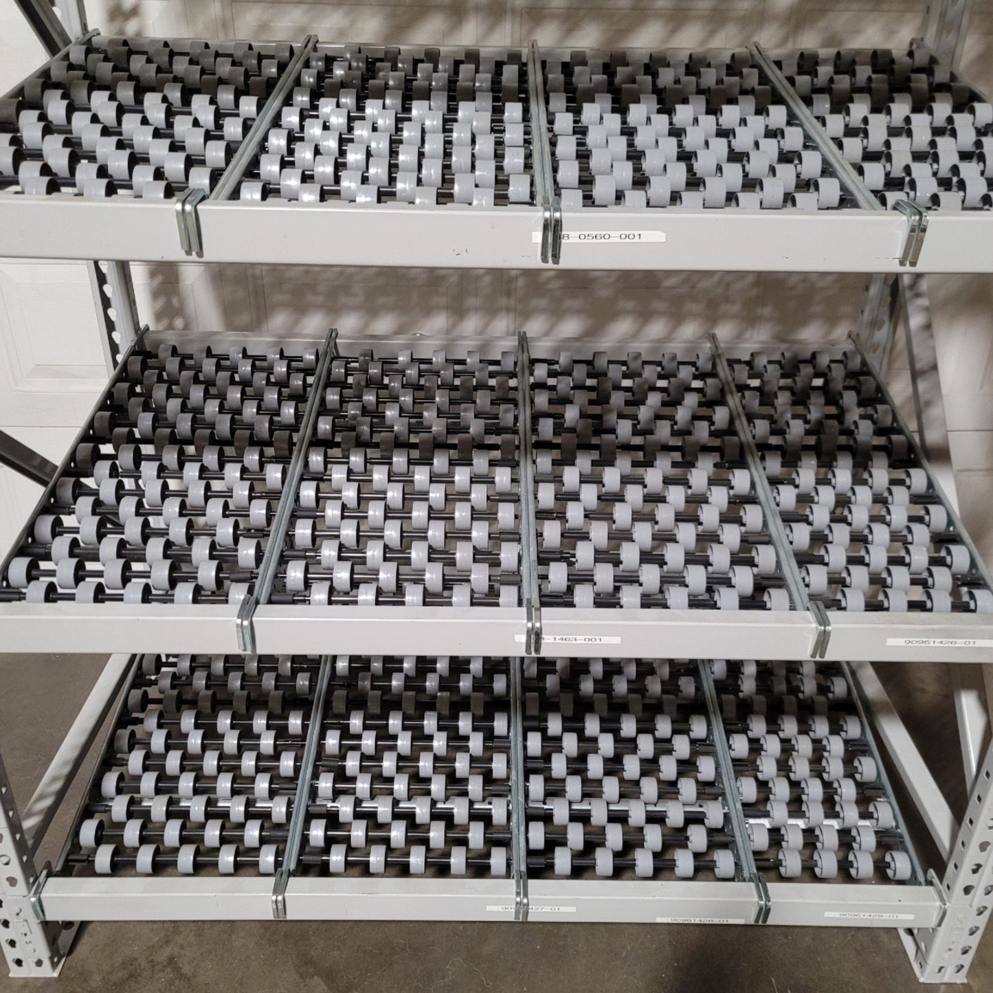 Used Concentric Storage Systems Dura-Flo Carton Flow Rack System 4 Level 5' x 3' x 7'