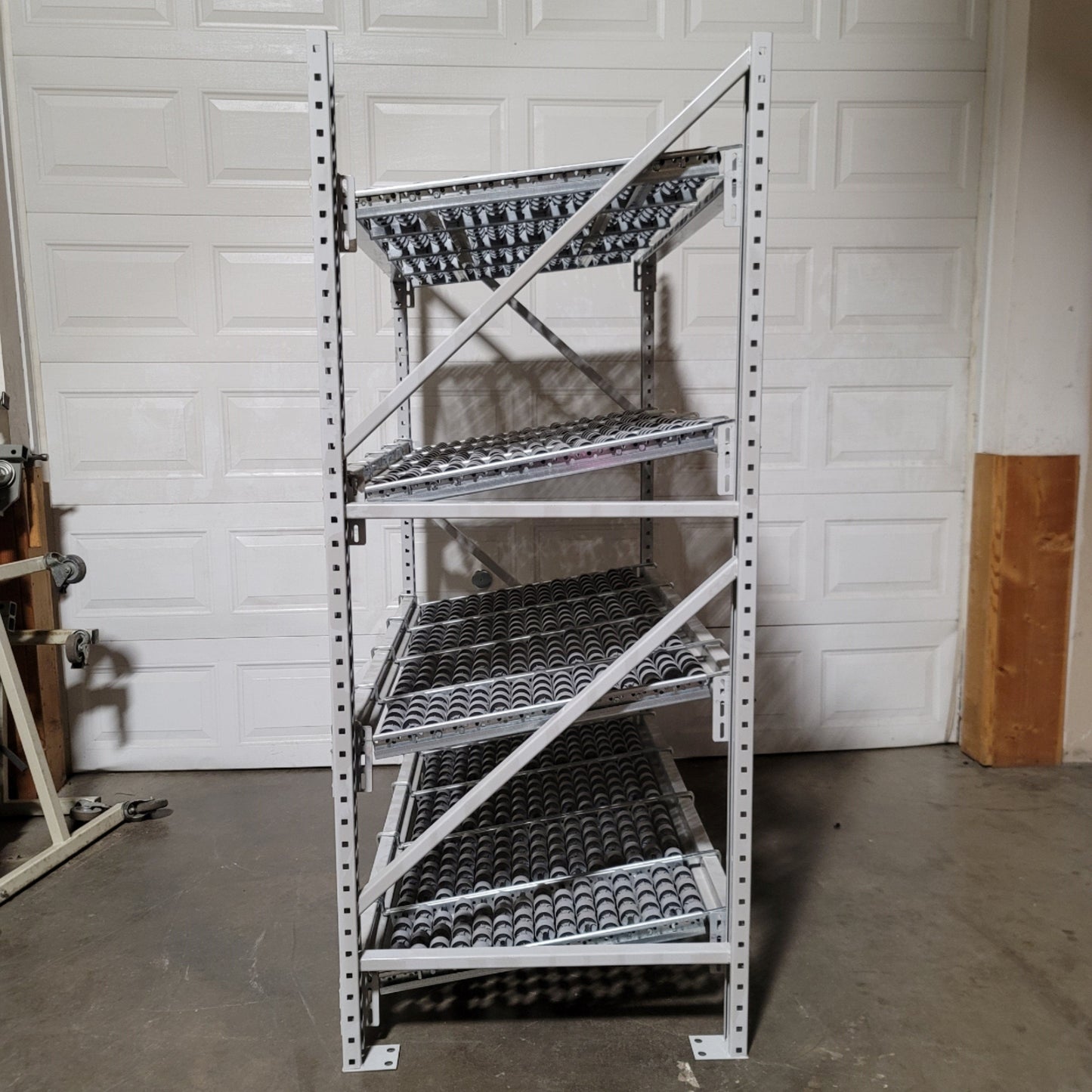 Used Concentric Storage Systems Dura-Flo Carton Flow Rack System 4 Level 5' x 3' x 7'