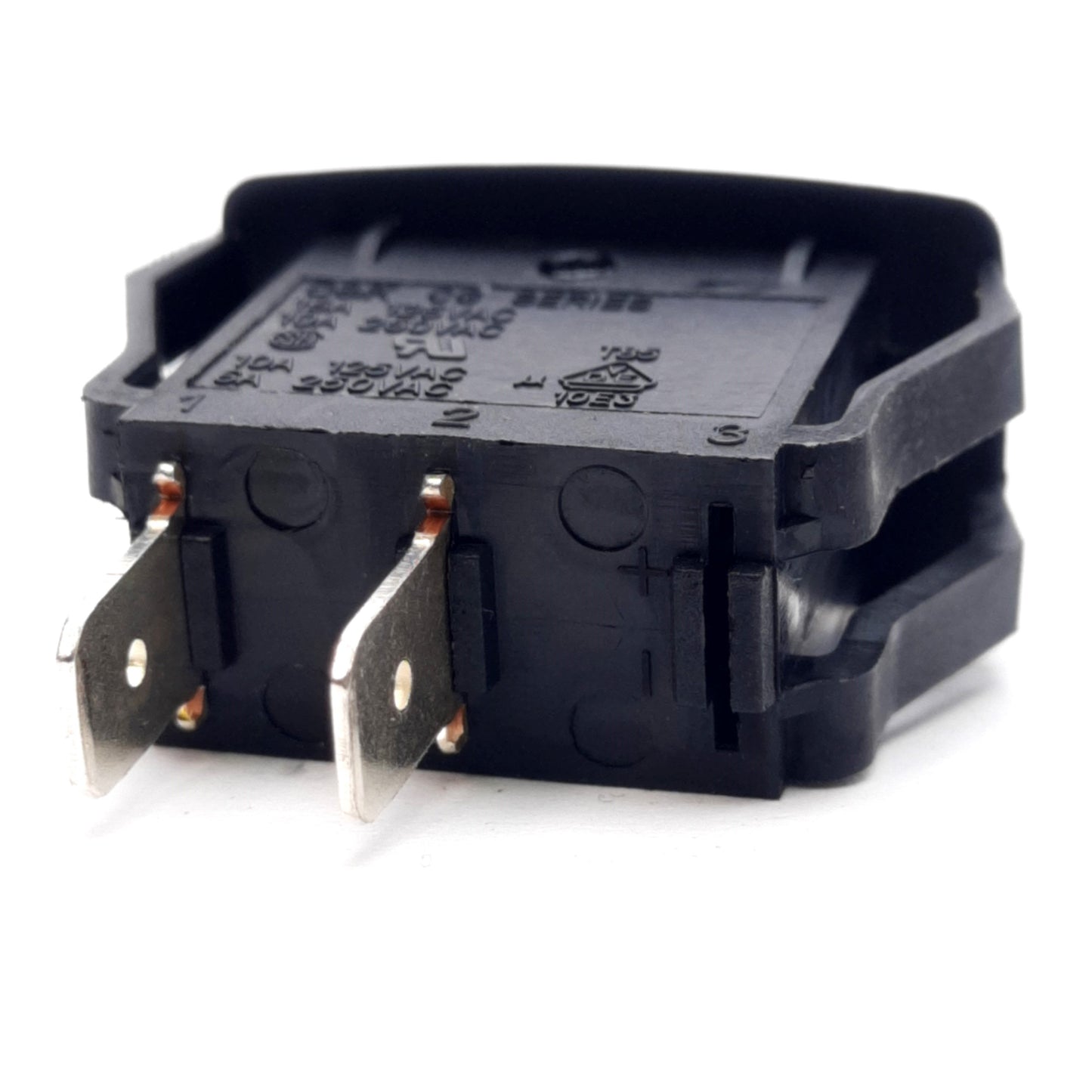 New – Open box Lot of 10 C&K CG102J12S205HQF Rocker Switch, SPST, 16A 125VAC, 1/4in Contacts