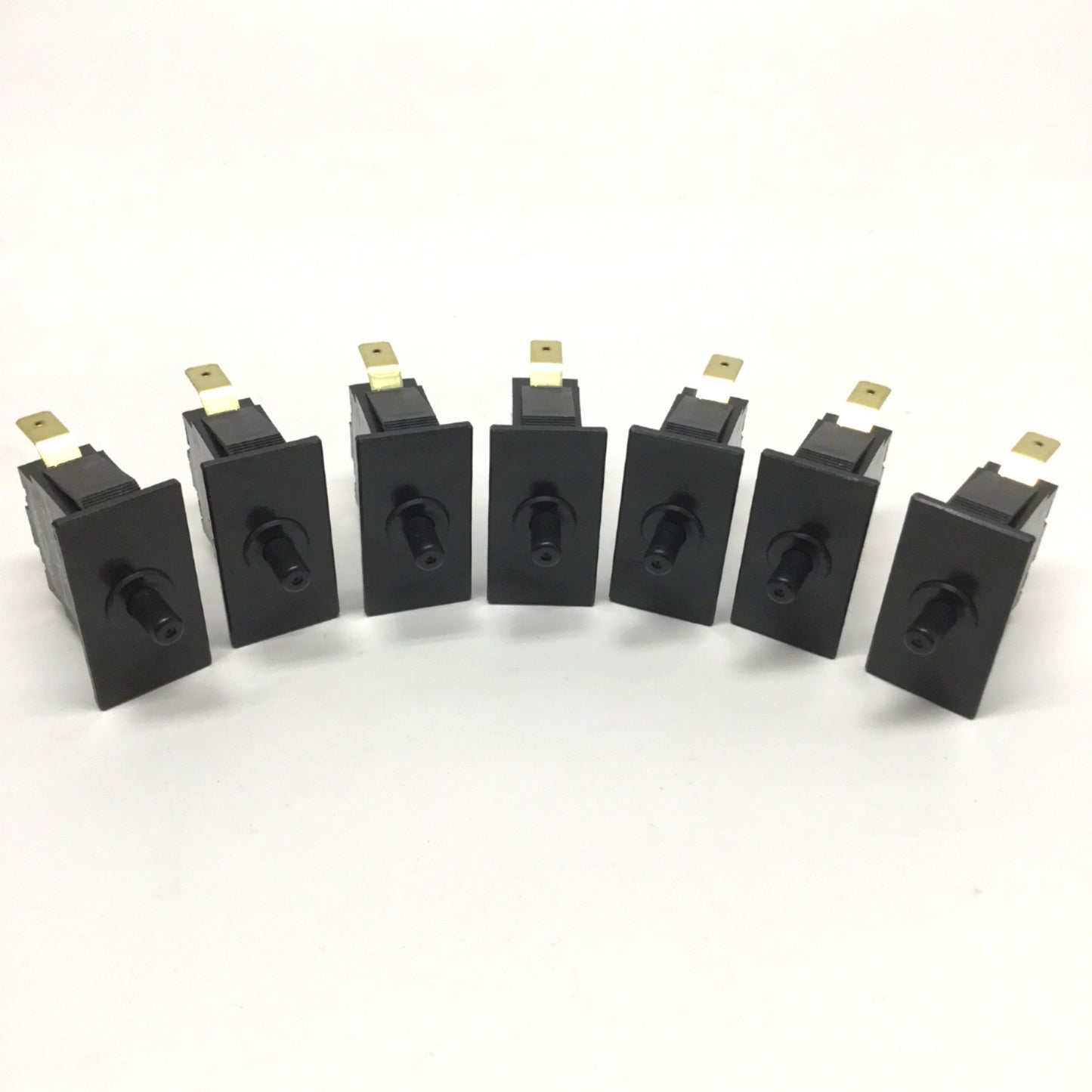 Used Lot of 7 Omron D2D-3104 Door Interlock Power Switches, 16A DPST-NO, 3mm Min Gap