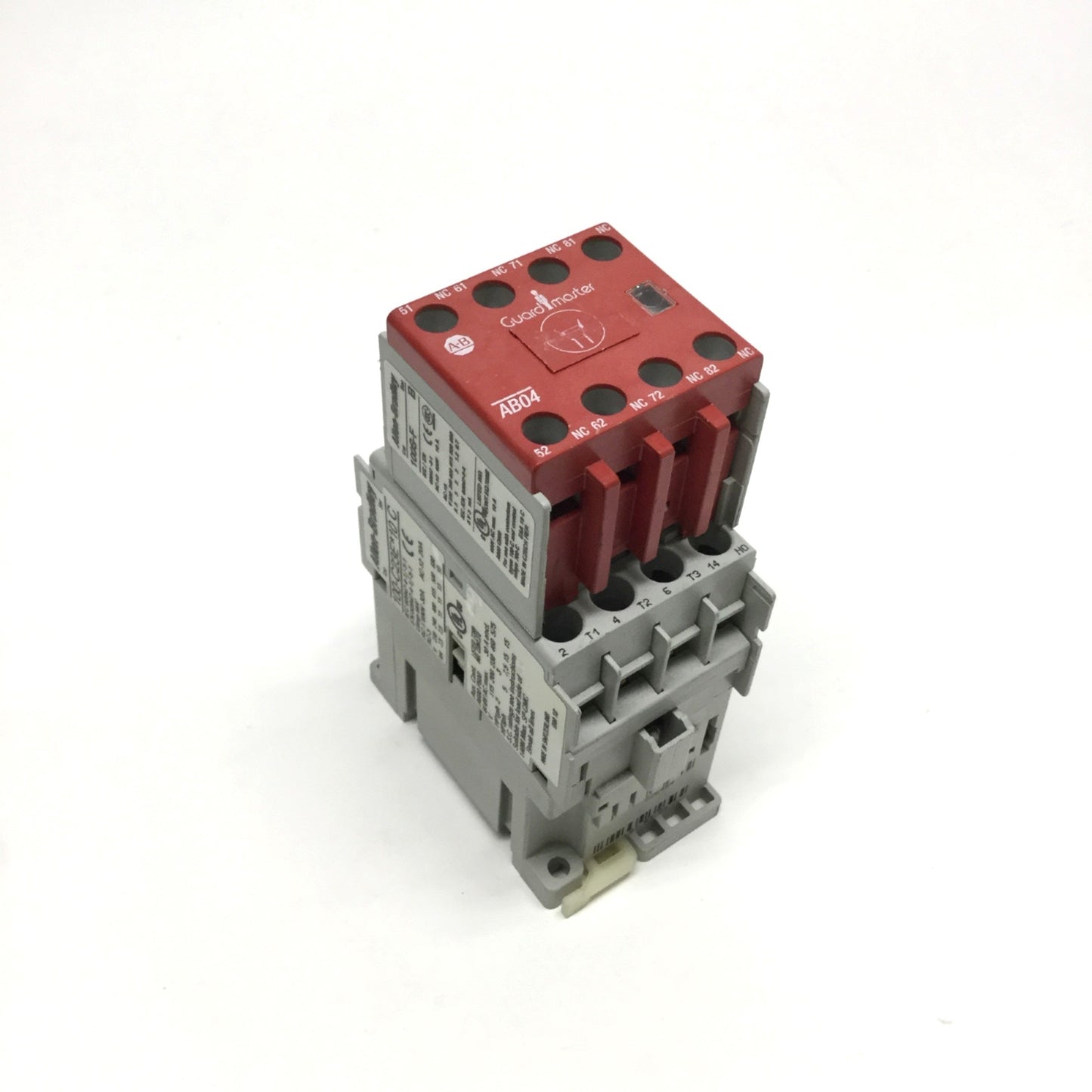 Used Allen Bradley 100S-C23EJ14BC Safety Contactor 23A, 3-Pole+NO, 24VDC w/4NC Aux