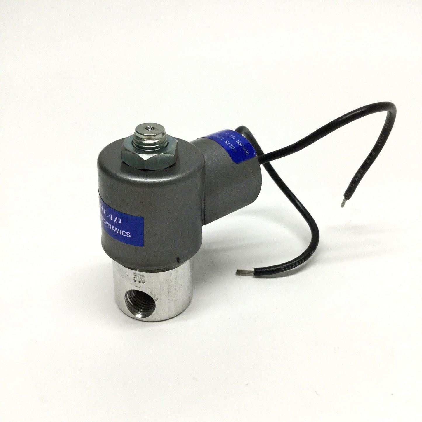 Used Mead MB12-2CSC-120VAC Solenoid Valve 2-Way NC, 120VAC Coil, 120psi Max, 1/8" NPT
