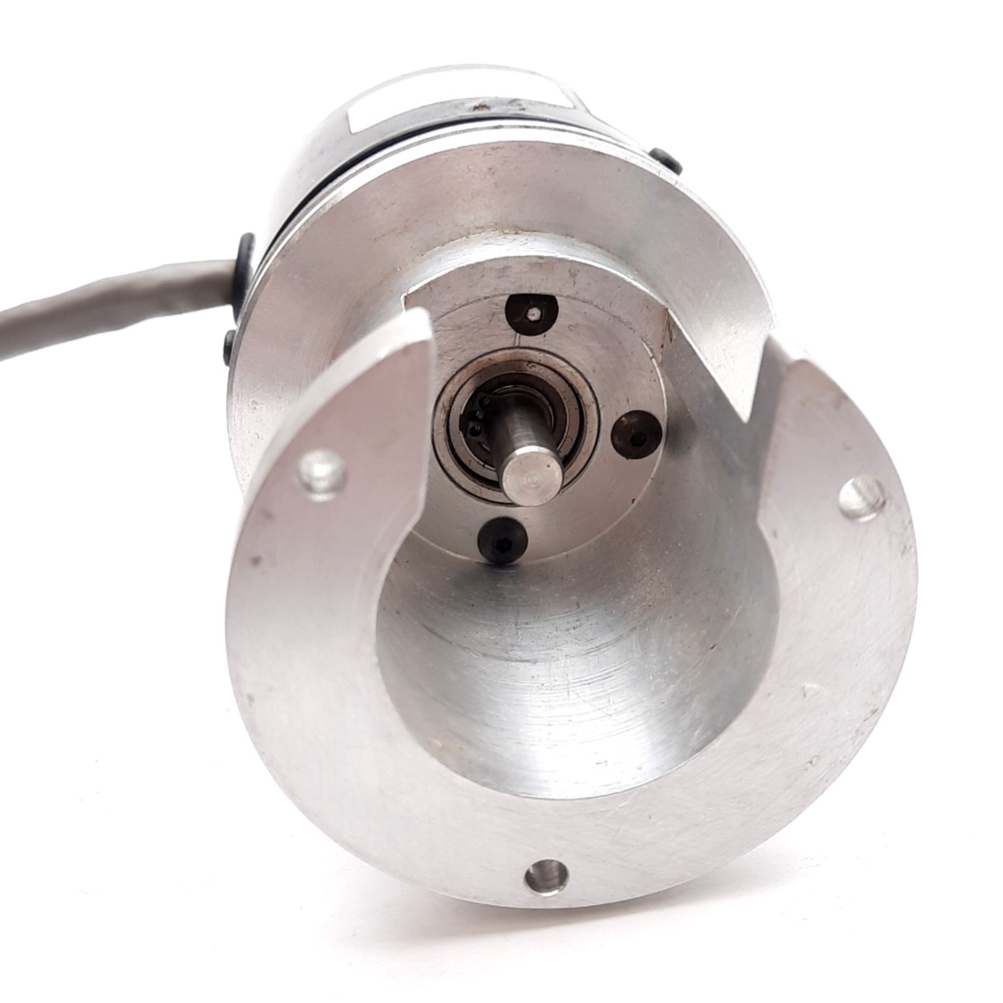 Used Dynapar EC2350001953 Rotary Encoder, ø0.250in Shaft, 5-26VDC, 5000ppr, 2.31in OD