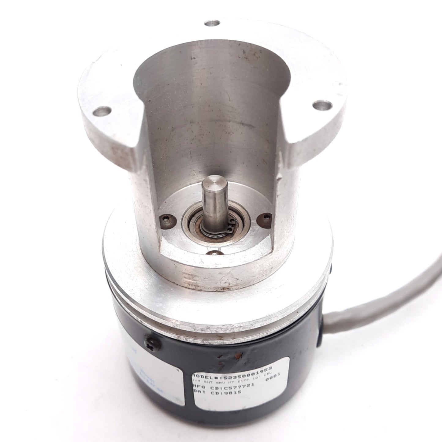 Used Dynapar EC2350001953 Rotary Encoder, ø0.250in Shaft, 5-26VDC, 5000ppr, 2.31in OD