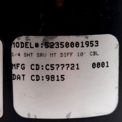 Used Dynapar EC2350001953 Rotary Encoder, ø0.250in Shaft, 5-26VDC, 5000ppr, 2.31in OD