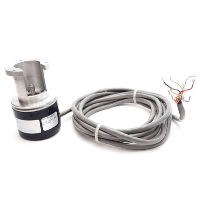 Used Dynapar EC2350001953 Rotary Encoder, ø0.250in Shaft, 5-26VDC, 5000ppr, 2.31in OD