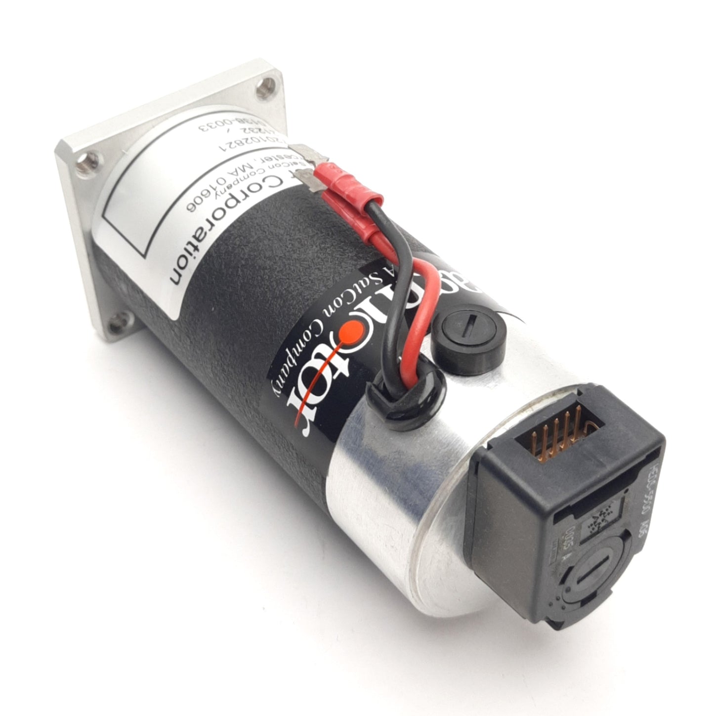 Used Magmotor 720102821 C21-E-230FE DC Motor, 24VDC 15A, 2963RPM 40 Oz-In Max