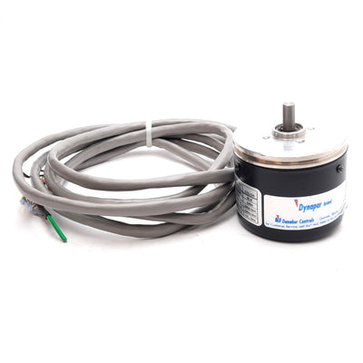 Used Dynapar EC2350001513 Rotary Encoder, 5000ppr, ø1/4in Shaft, 2.31in OD, 5-26VDC