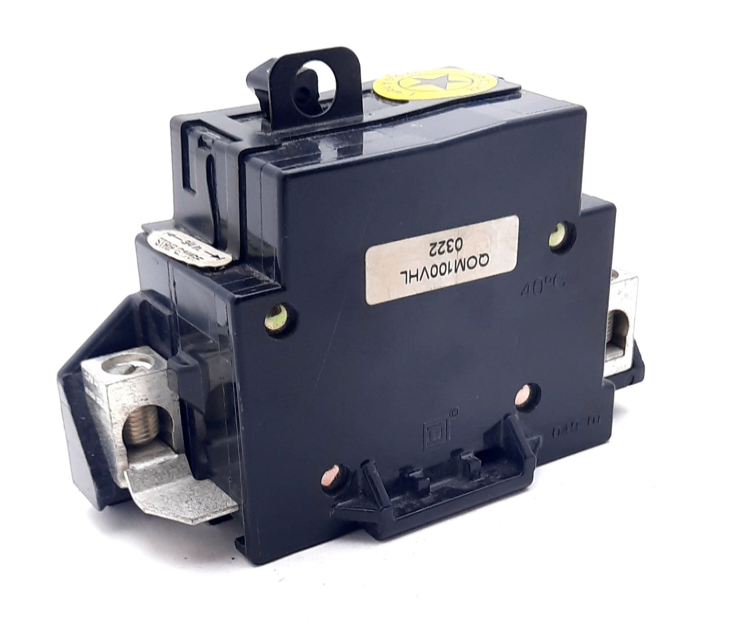 Used Square D QOM100VHL Main Circuit Breaker 2 Pole Single Phase 120/240VAC, 125A