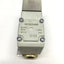 Used SMC VX212EZ2ABXB Solenoid Water Valve, 2-Way NC, 3mm Orifice, 24VDC, 0.6MPa