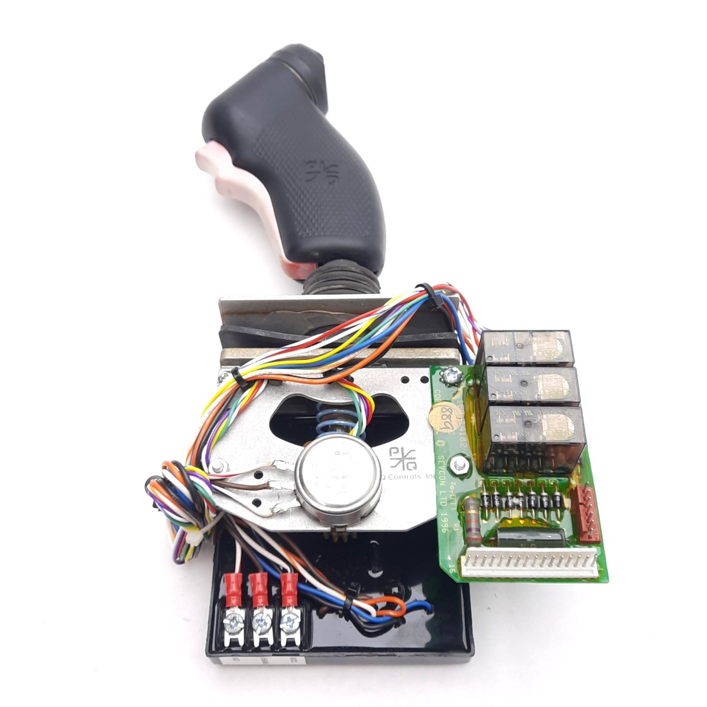 Used PQ Controls M115-1517 Single Axis Joystick, Bidirectional ±30°, 3.92lb Spring