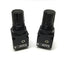 Used Lot of 2 Watts R35-01C QUBE Air Pressure Regulators, 1/8" NPT Ports, 0-125psi