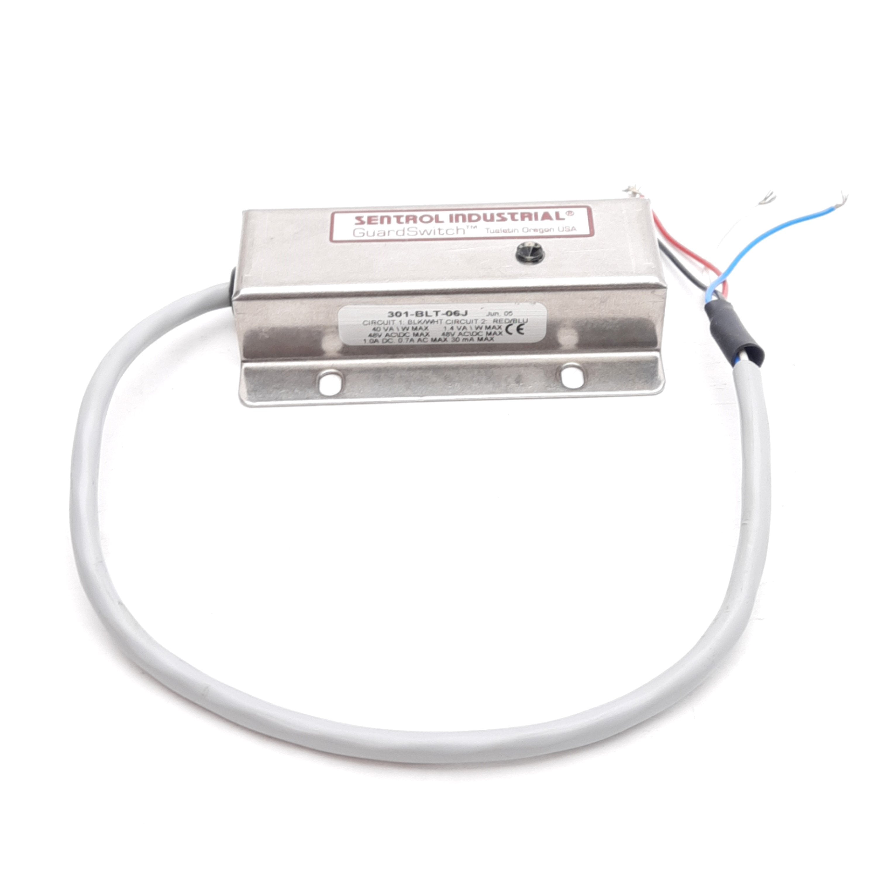 Sentrol Sensor Button Sentrol 301-BLT-06J Safety Interlock Switch, DPST 1NO 1NC, 0.3-0.6in ...