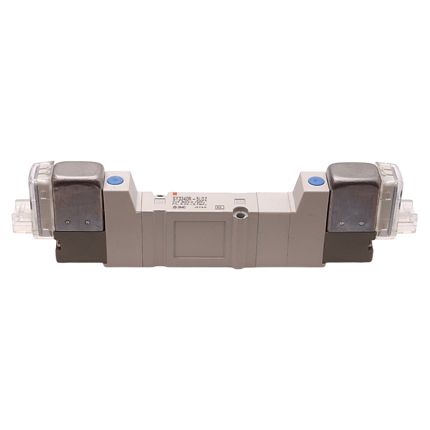 Used SMC SY3340-5LOZ Double Solenoid Valve 5-Port 3-Position, 24VDC Coil, 0.2-0.7MPa