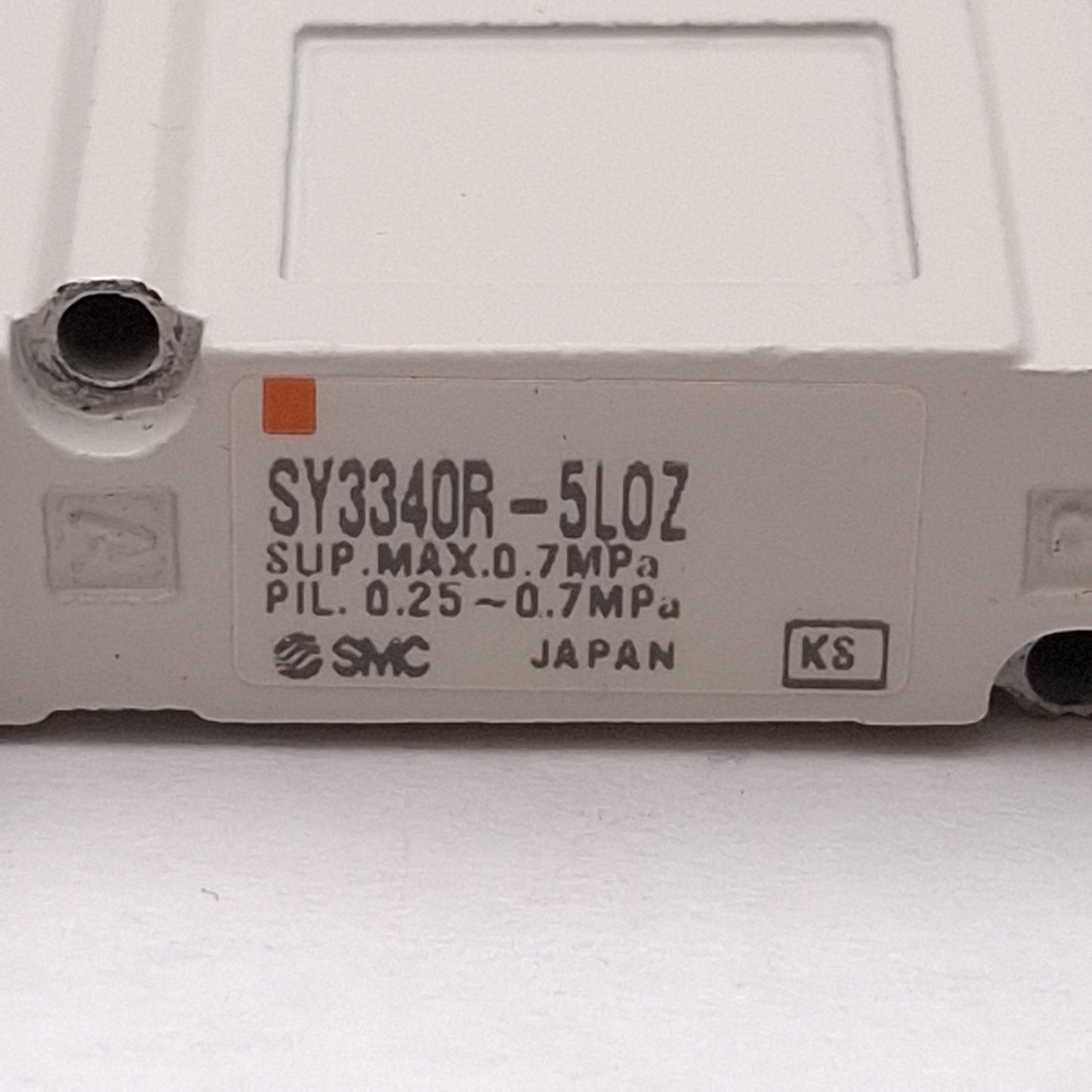 Used SMC SY3340-5LOZ Double Solenoid Valve 5-Port 3-Position, 24VDC Coil, 0.2-0.7MPa