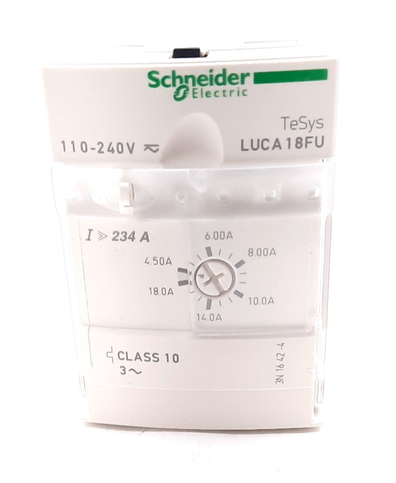 New Schneider LUCA18FU TeSys Standard Control Unit 3 Phase 110-240VAC 4.5A-18A