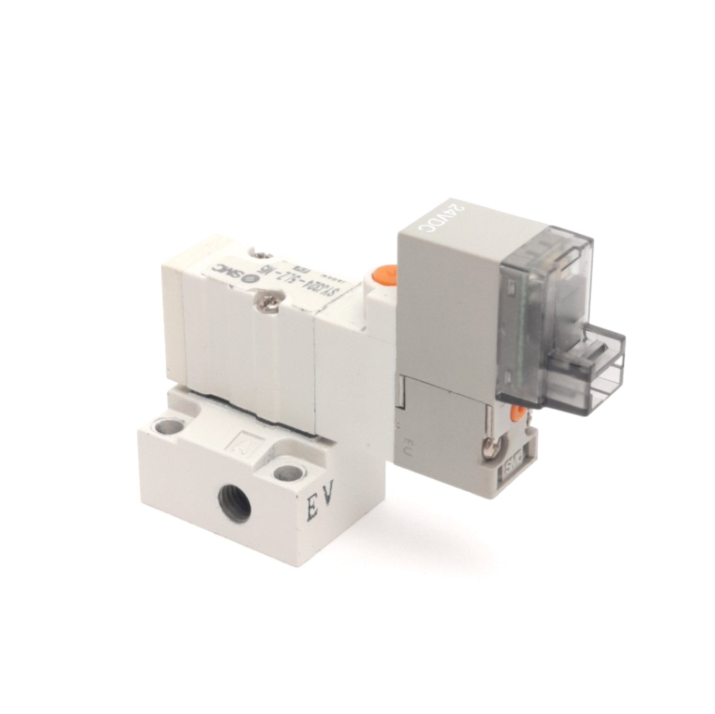 Used SMC SYJ324-5LZ-M5 Solenoid Valve, Normally Open, M5 Ports, 24VDC Coil