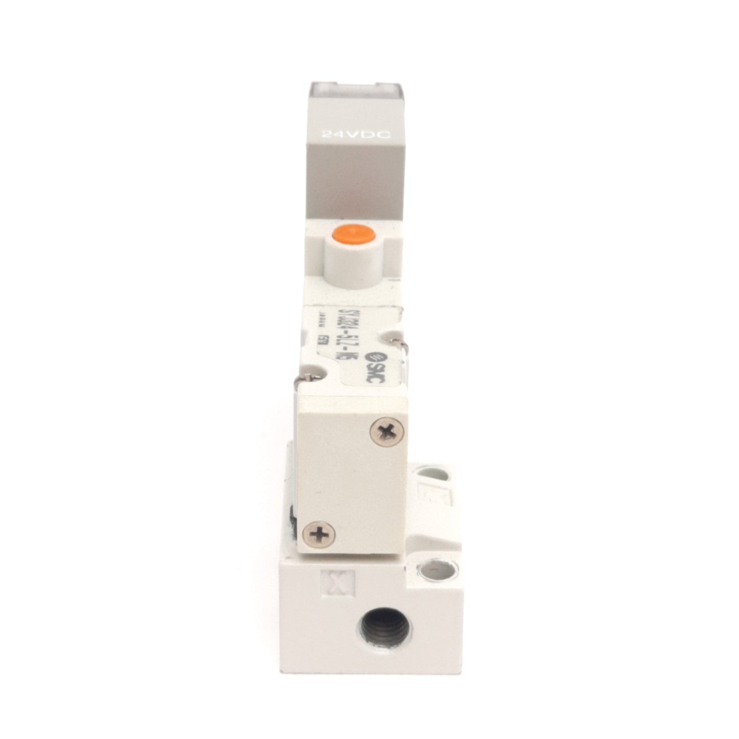 Used SMC SYJ324-5LZ-M5 Solenoid Valve, Normally Open, M5 Ports, 24VDC Coil