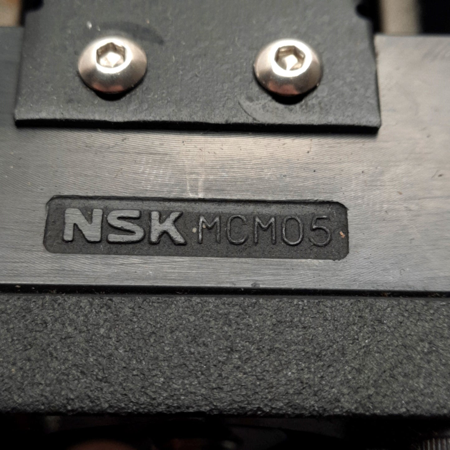 Used NSK MCM05040H20K00 Linear Actuator 400mm Stroke, 20mm Lead, ø12mm Shaft, NEMA 23