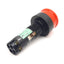 Used Idec HW1E-TV4F11QDR24V Twist Release E-Stop Switch, 22mm, 1NO-1NC, 250VAC/125VDC