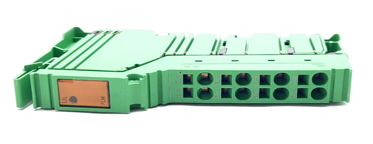 Used Phoenix Contact IB IL 24 FLM-PAC Terminal Block Inline Function Terminal 24VDC